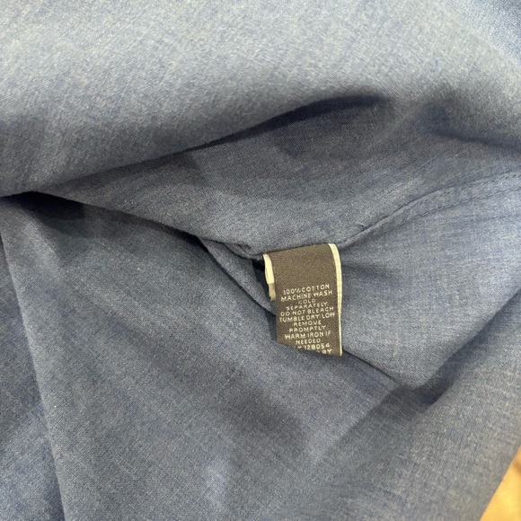 Bonobos Blue Casual Button Down Shirt with Polka Dot Pattern - Picture 7 of 7